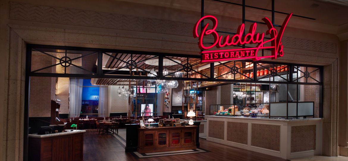 Buddy V restaurant inside Venetian Casino