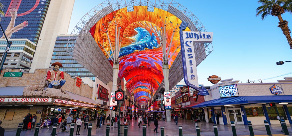 Fremont Street in Las Vegas