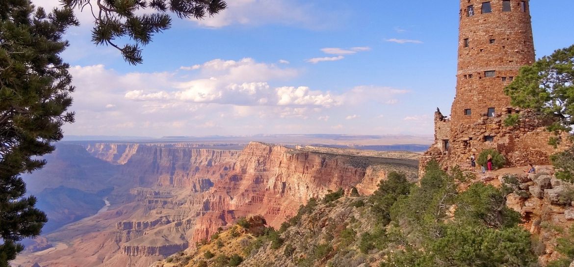 Grand Canyon Desert Watch Tower scenic lookout