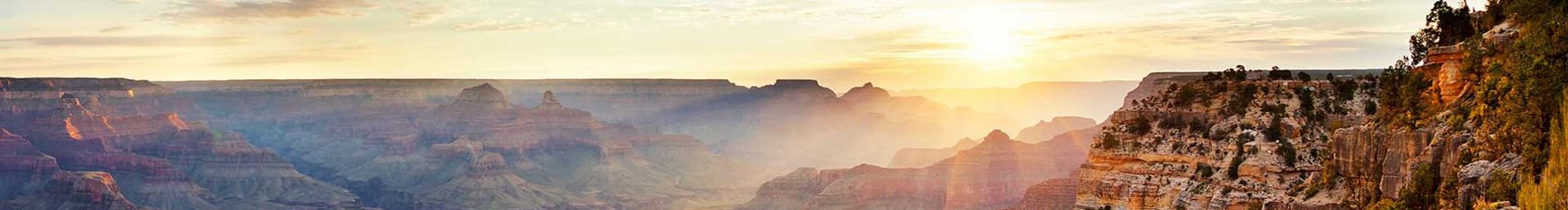 Sunrise at Grand Canyon National Park shot from the East Rim drive near Powell Point