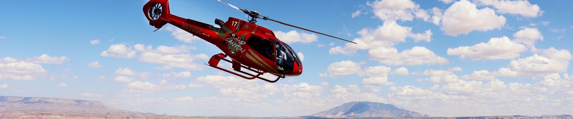 Aerial views aboard a Papillon private helicopter tour from Las Vegas to the Grand Canyon
