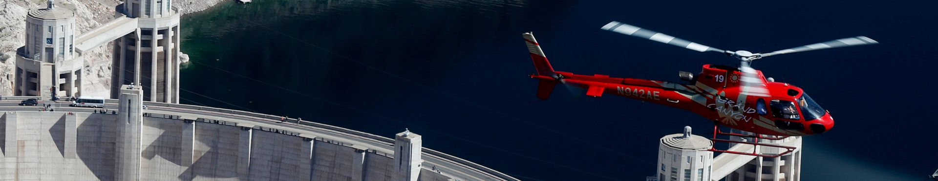 Discover the wonder of the Hoover Dam aboard a Papillon helicopter tour from Las Vegas to the Hoover Dam.