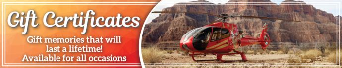 Purchase Helicopter Tour Gift Certificates