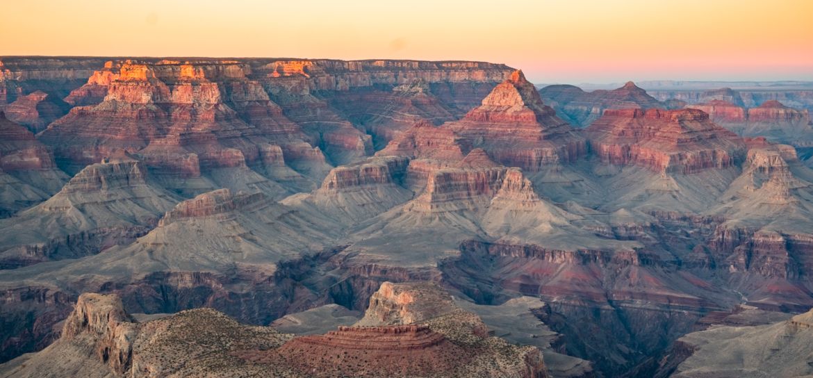 grand canyon south rim sunset