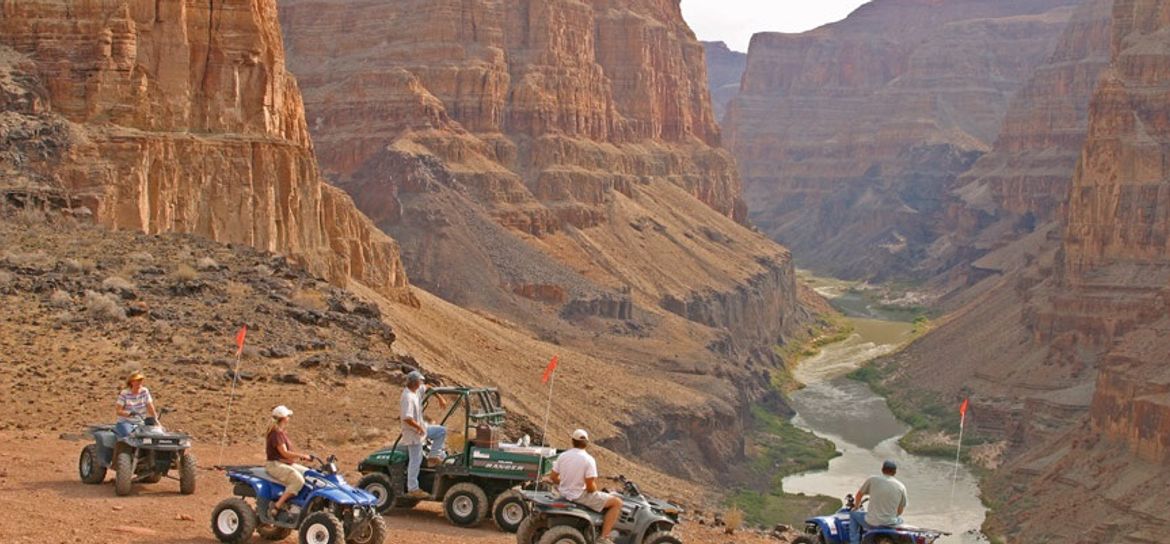 Grand Canyon ATV tour taking place at the North Canyon