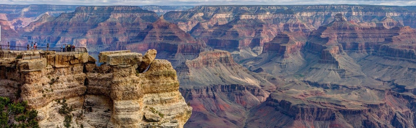 Views from Mather Point at Grand Canyon National Park