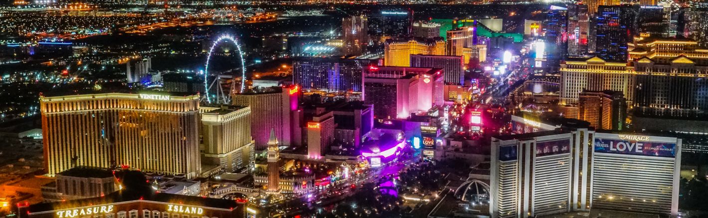 Las Vegas Strip with the lights on during nighttime