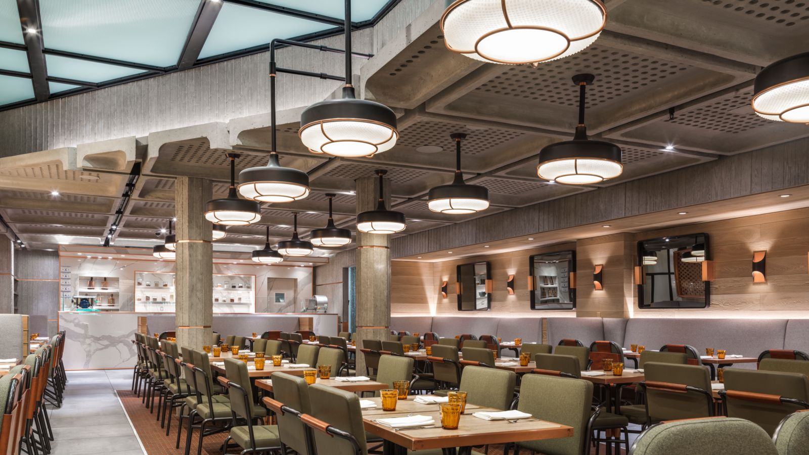 Inside Matteo's Ristorante Italiano at the Venetian Hotel in Las Vegas.