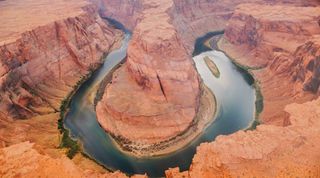 Horseshoe Bend aerial