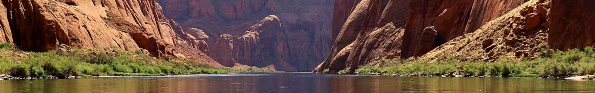 colorado river at the bottom of the grand canyon