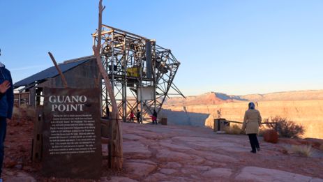 Guano Point scenic overlook at the Grand Canyon West