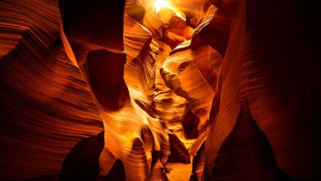 antelope canyon in Navajo nation