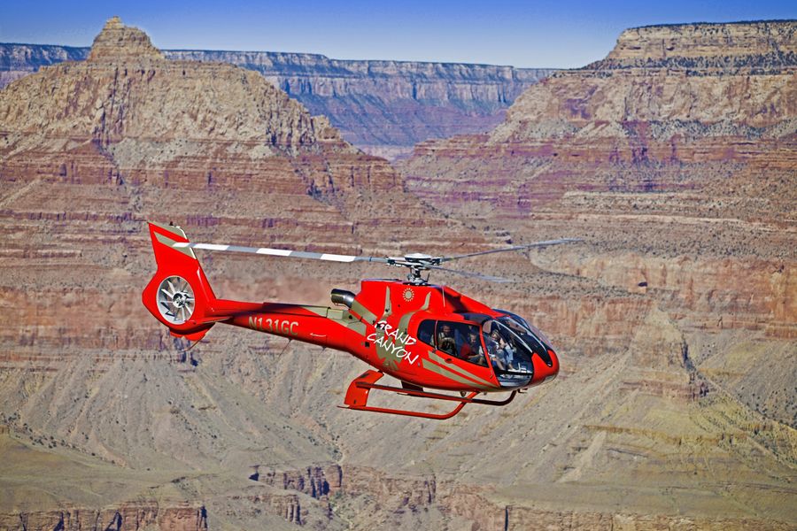 South Rim overlook into the Grand Canyon