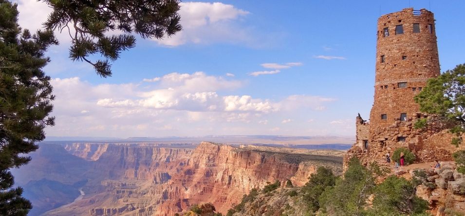 Grand Canyon Desert Watch Tower scenic lookout