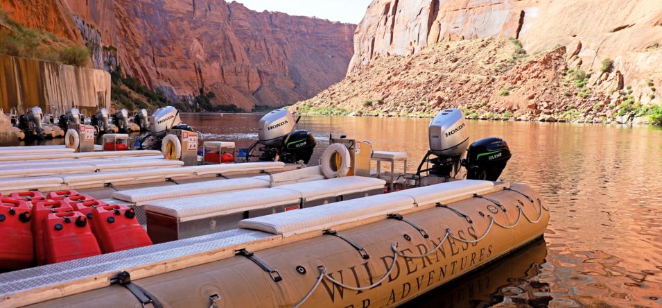 river adventures on a raft at glen canyon page arizona