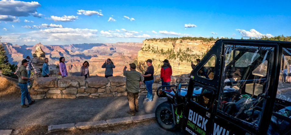 A popular rock formation called Duck on a Rock within the Grand Canyon National Park