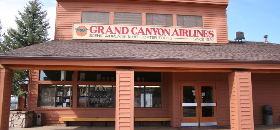 Exterior shot of the Grand Canyon National Park Airport
