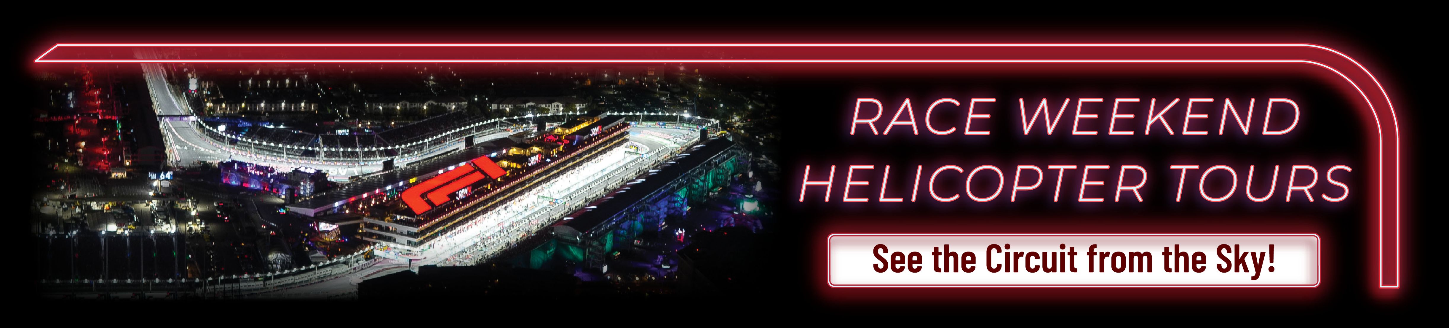 Race Weekend Helicopter Tours